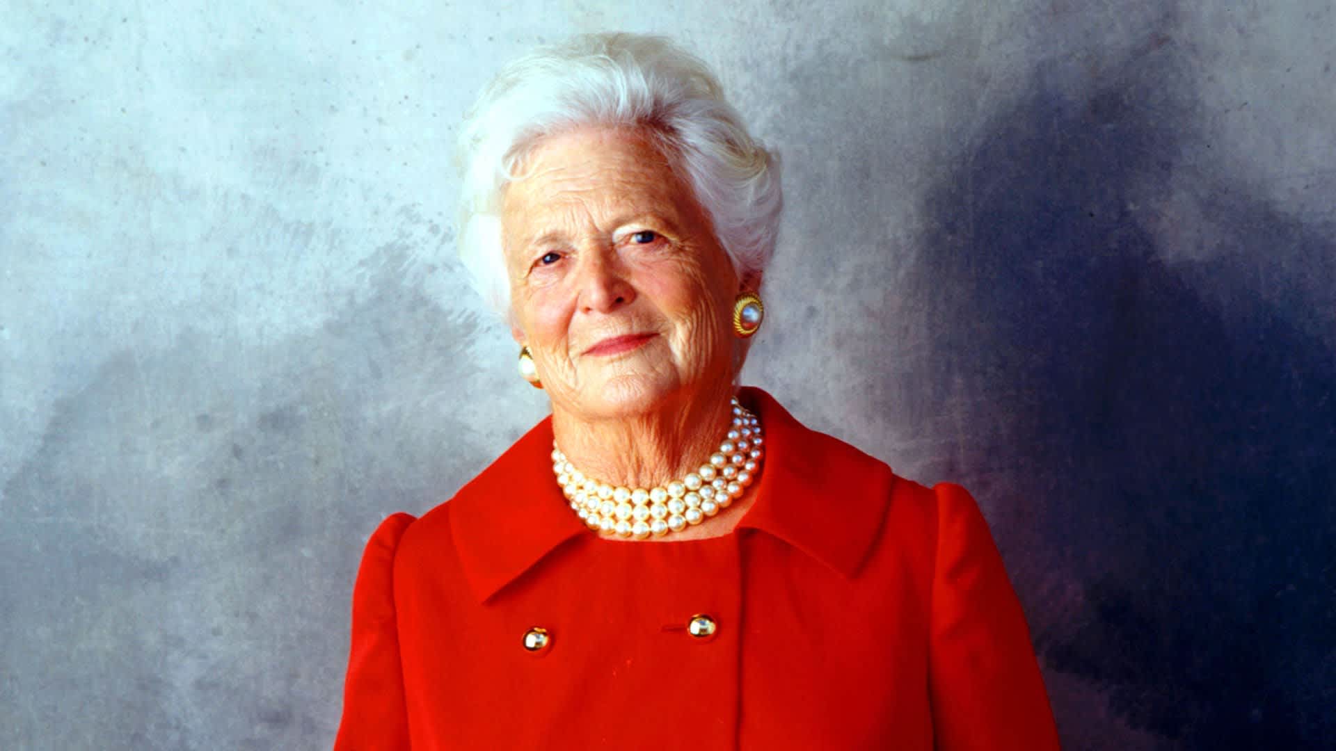 First lady Barbara Bush