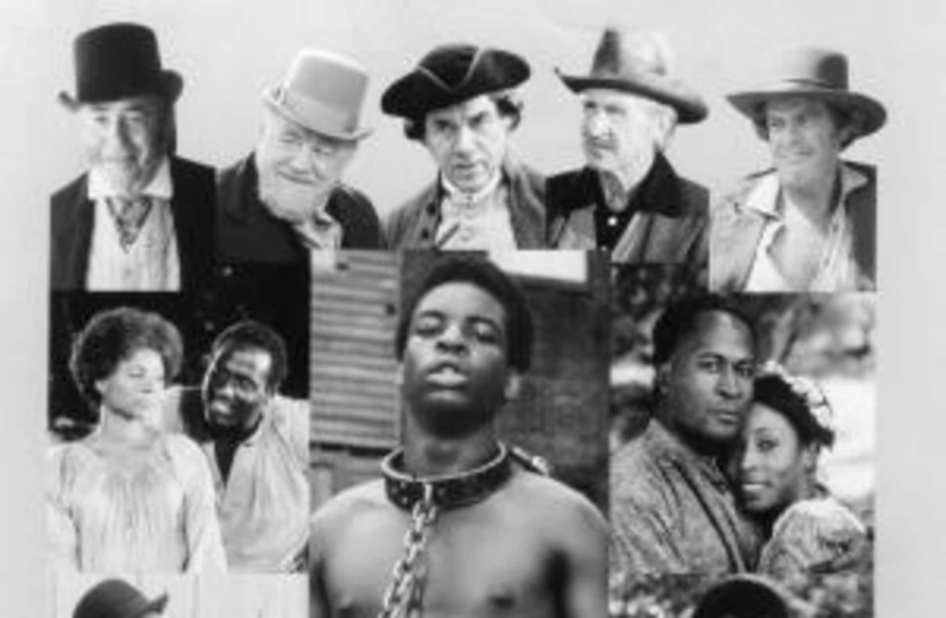 A collage of the cast of the television miniseries "Roots" which aired in 1977. (Credit: Michael Ochs Archives/Getty Images)