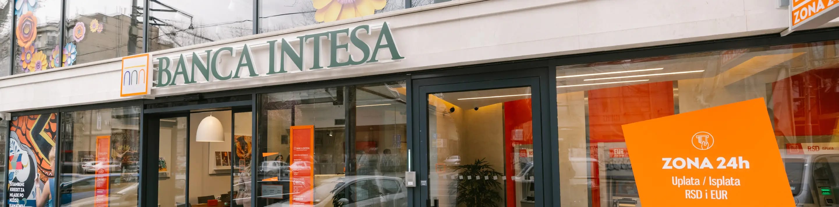 lokacije ekspozitura i bankomata banca intesa