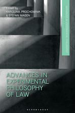 Advances in Experimental Philosophy of Law cover