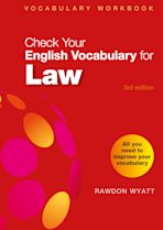 Check Your English Vocabulary for Law cover