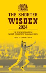 The Shorter Wisden 2024 cover