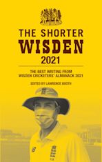 The Shorter Wisden 2021 cover