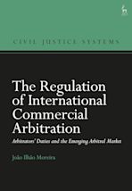 The Regulation of International Commercial Arbitration cover