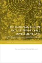 The European Union and International Investment Law cover