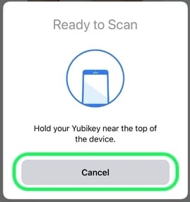 Cancel NFC