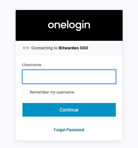 OneLogin Login