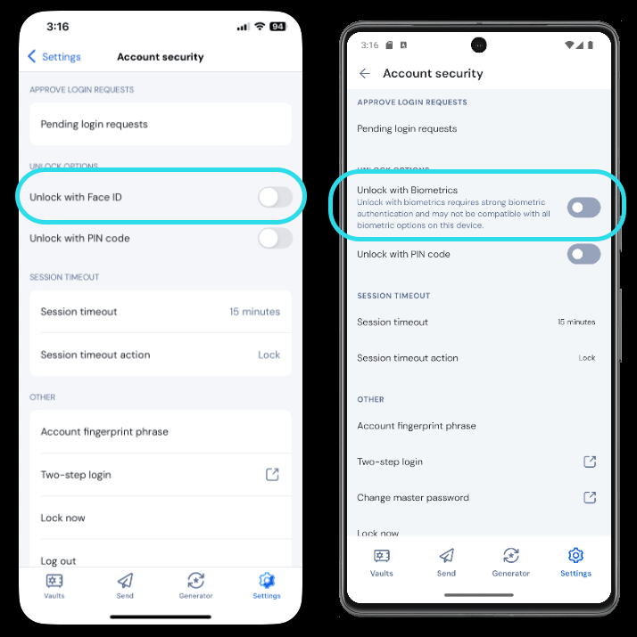 Face ID auf iOS aktivieren