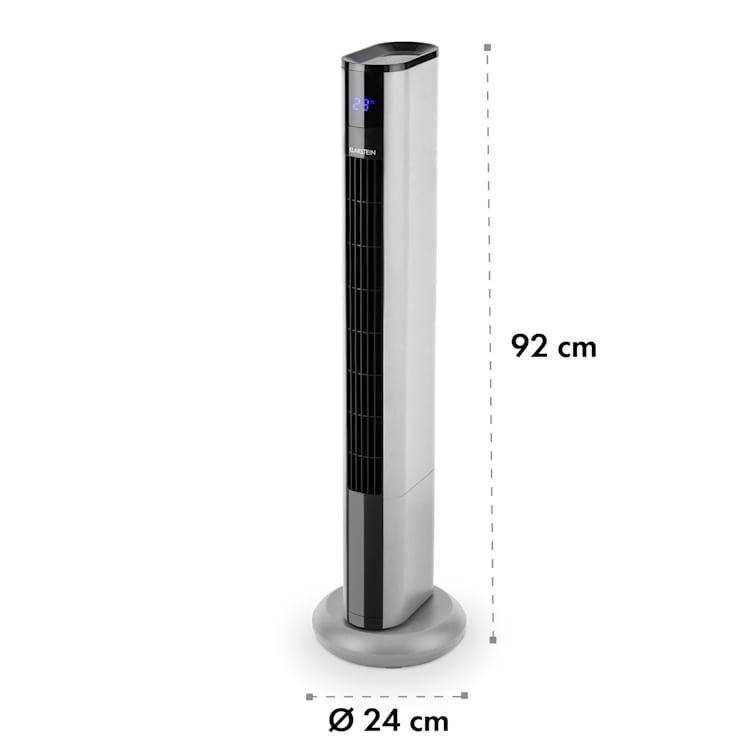 Skyscraper 3G Turmventilator 48W 1.633 m³/h Fernbedienung Silber