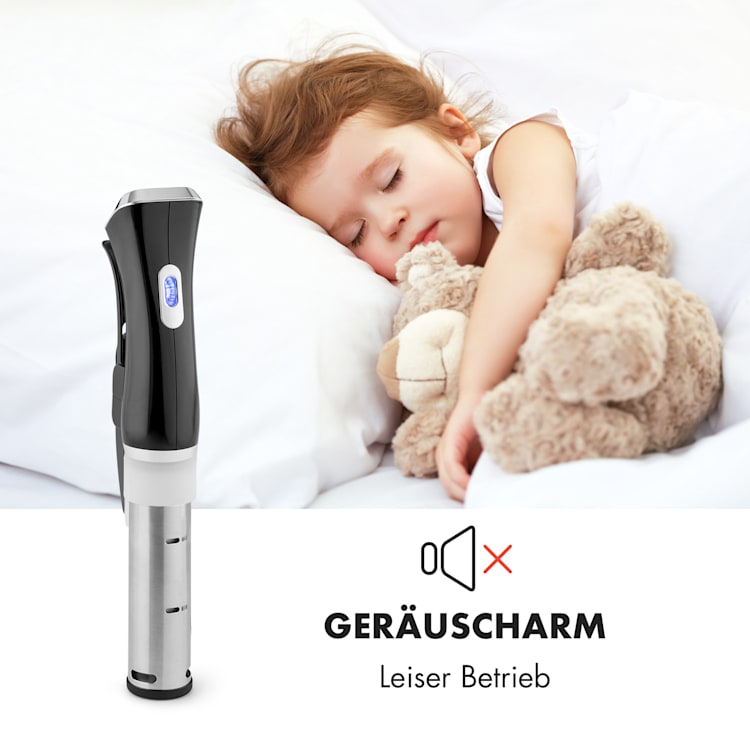 Quickstick Sous Vide Garer Thermostat: 50-95 °C für 20 L Edelstahl Schwarz