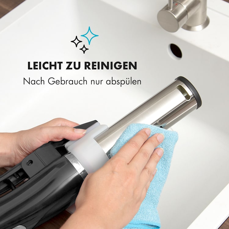 Quickstick Sous Vide Garer Thermostat: 50-95 °C für 20 L Edelstahl Schwarz