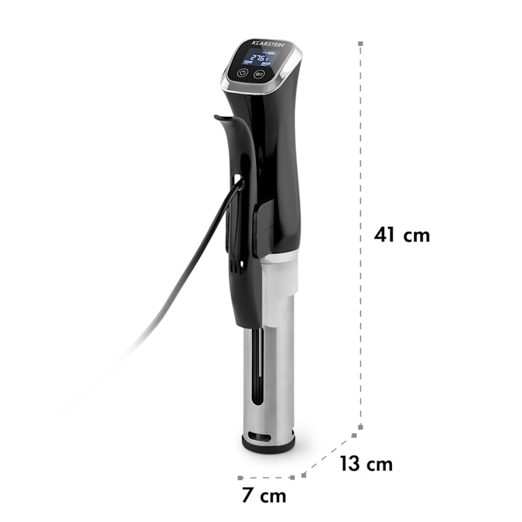 Quickstick Sous Vide Garer Thermostat: 50-95 °C für 20 L Edelstahl Schwarz