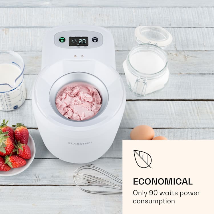 Schneeflöckchen Ice Cream Maker Thermoelectric 700ml Quiet White