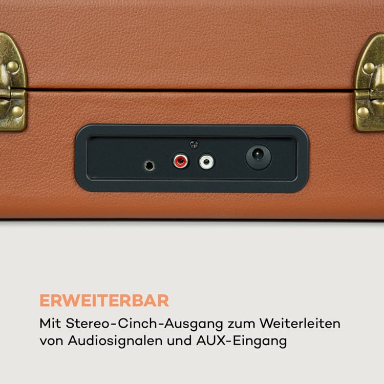 Jerry Lee BT Platine vinyle Bluetooth rétro enregistrement & lecture USB -