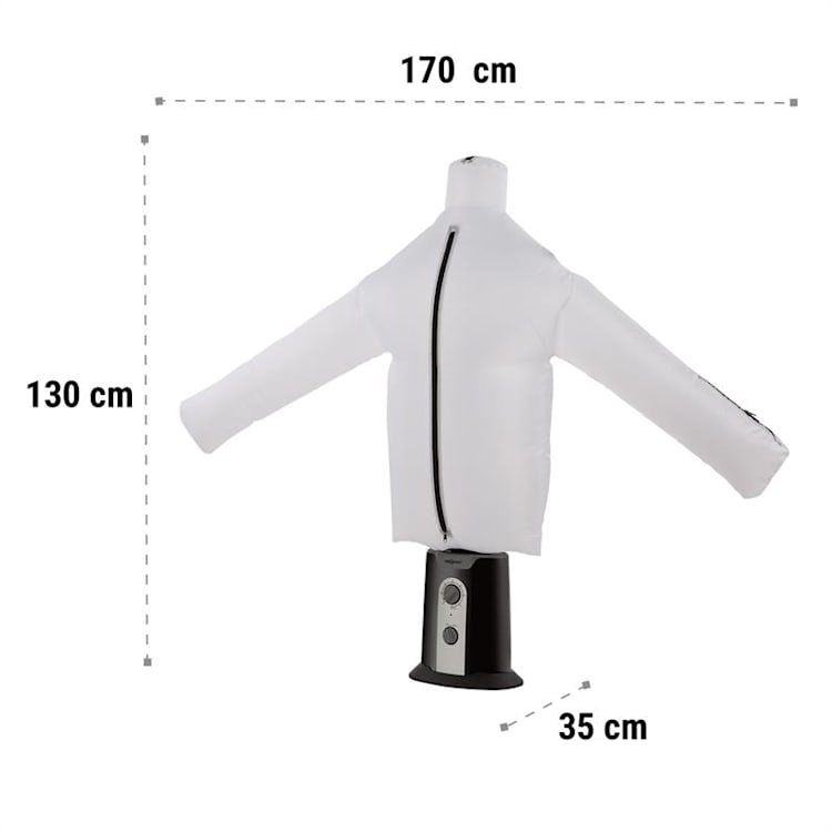 ShirtButler Automatic T-Shirt Dryer, 850 W, 2-in-1, up to 65 ° C