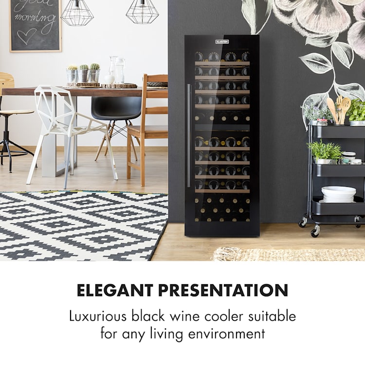 Barossa 77 Duo wijnkoelkast 2 zones 191 liter 77 flessen touch led zwart 2 koelzones | 77 flessen