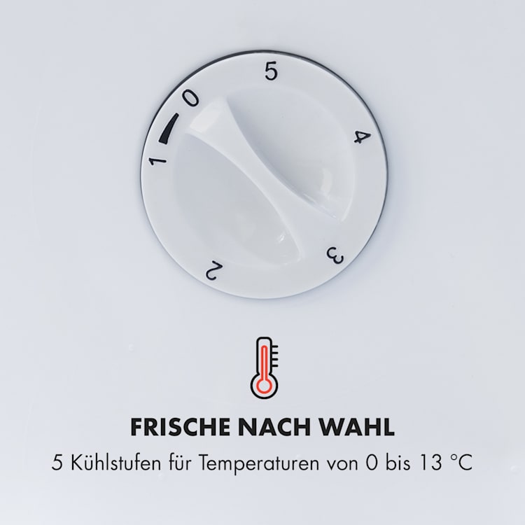 Beersafe L Crystal White Réfrigérateur 47 litres 2 étagères Porte en verre panoramique Acier inoxydable 47 L | Blanc