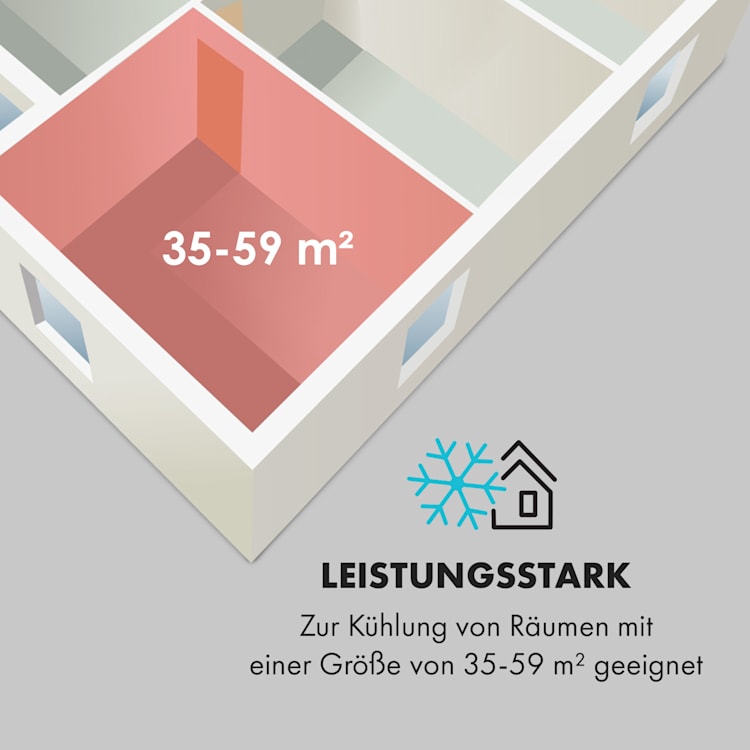 Klarstein Kraftwerk Smart 12K - Climatizzatore 3 in 1, 12.000 BTU, controllo via app, telecomando 12.000 BTU | Antracite