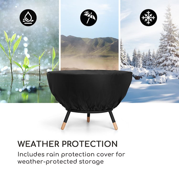 blumfeldt, Fireball Wood, Firebowl Black / wood