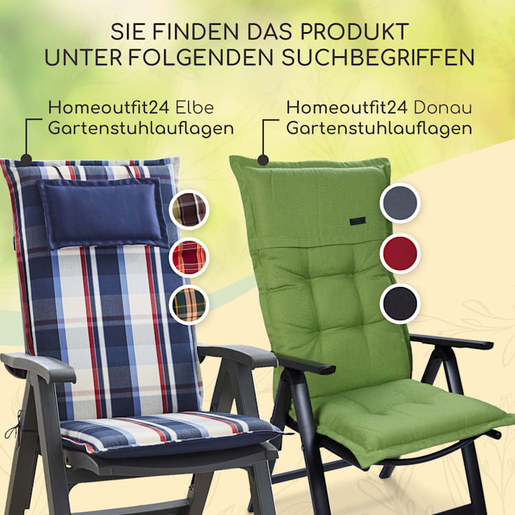 Sylt Polsterauflage Sesselauflage Kopfkissen Polyester 50x120x9cm