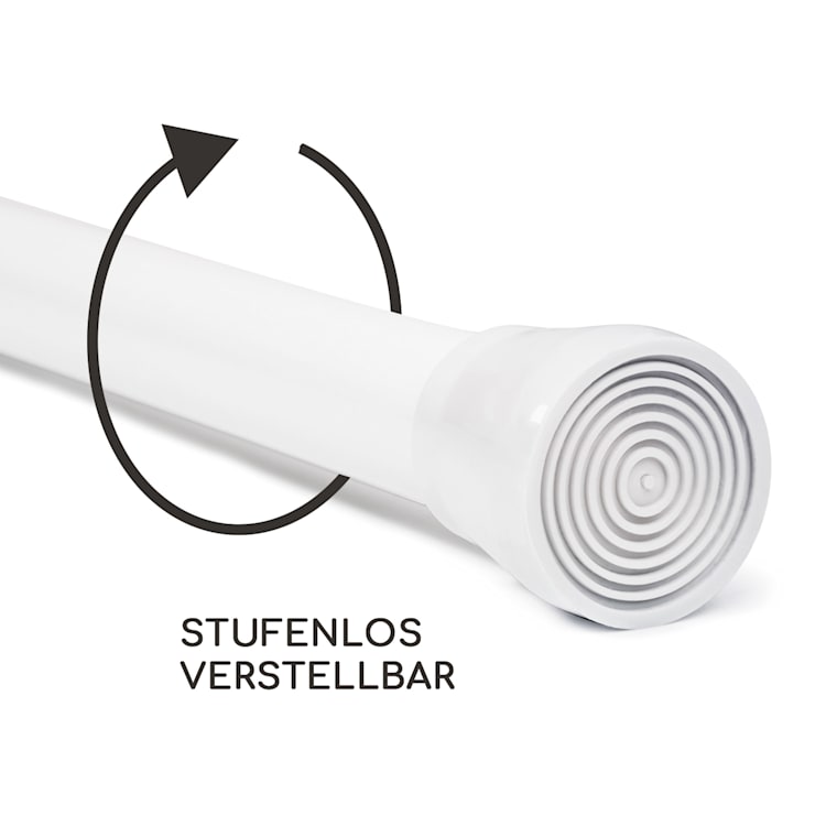 Stamina S, tijă telescopică, pentru perdea de duș, 70 - 120 cm, antiderapantă