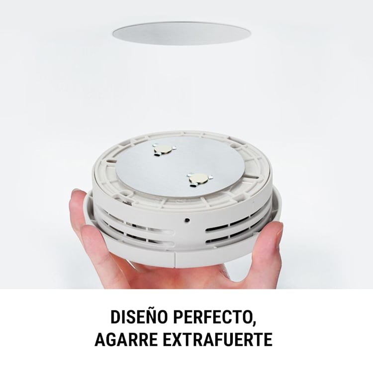 Magnetic Mount Soporte magnético para detectores de humo a partir de 7 cm Ø Autoadhesivo Set de 4 unidades