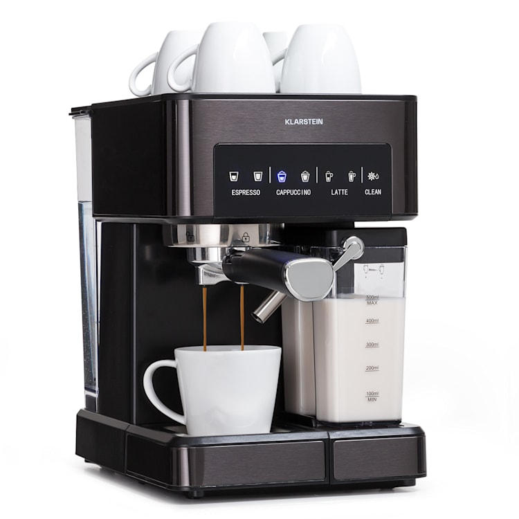 Portafiltro Arabica Comfort 1350W 20 Bar 1,8l Panel de control táctil Negro