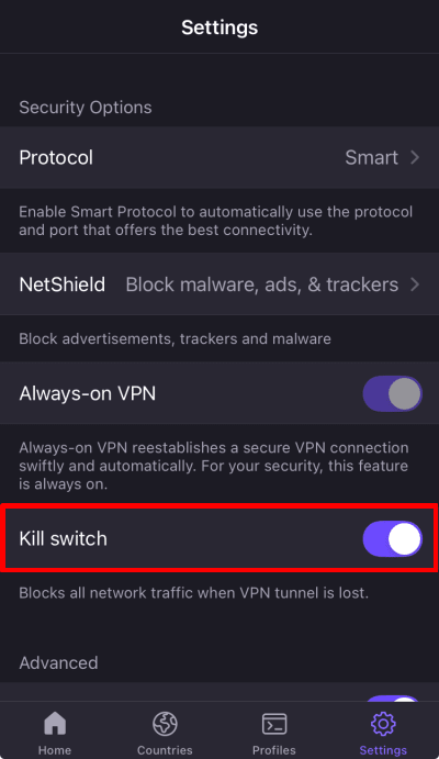 The kill switch on iPS