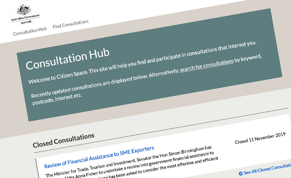 'screenshot of 'Australian Trade and Investment Commission