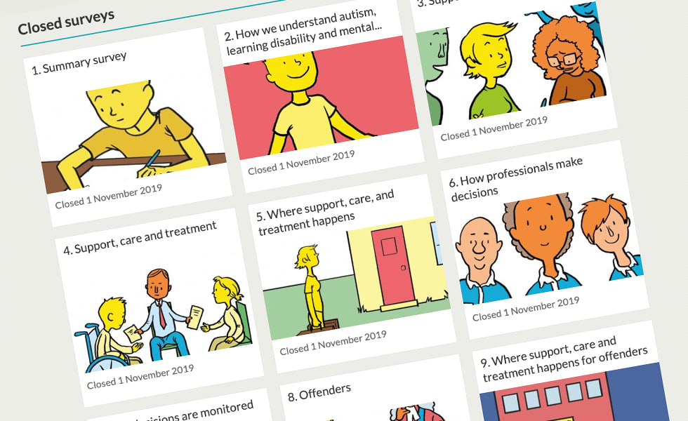 'screenshot of 'Independent Review of Disability and Autism MHA, UK