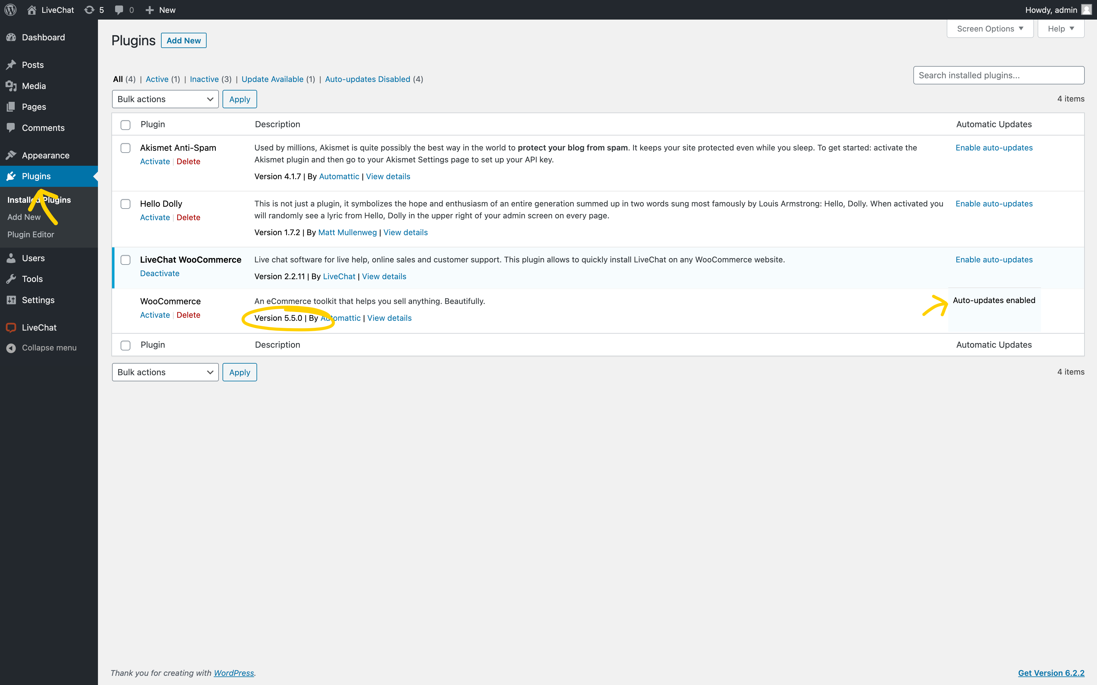 Enable auto-updates