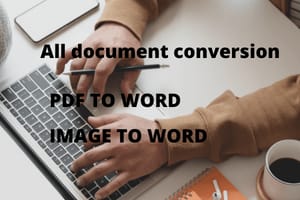 Portfolio for Document conversion in 24 hours