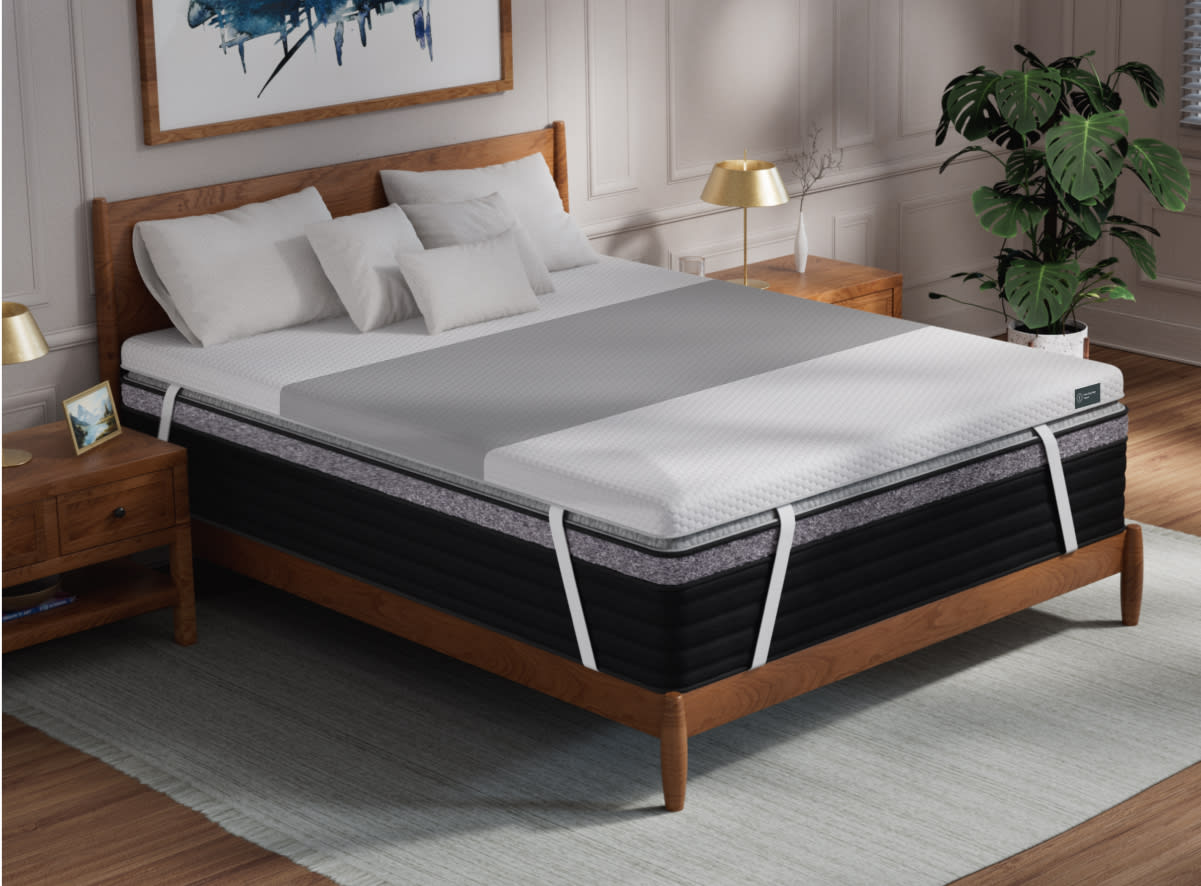 Added targeted lower back support to the surface of any mattress