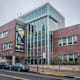 Main entrance to CUNY Medgar Evers College campus in Brooklyn, New York.