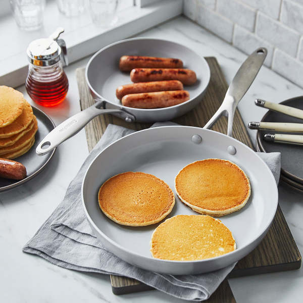 GreenPan Venice Pro Ceramic Nonstick 8" & 10" Fry Pan Set 6