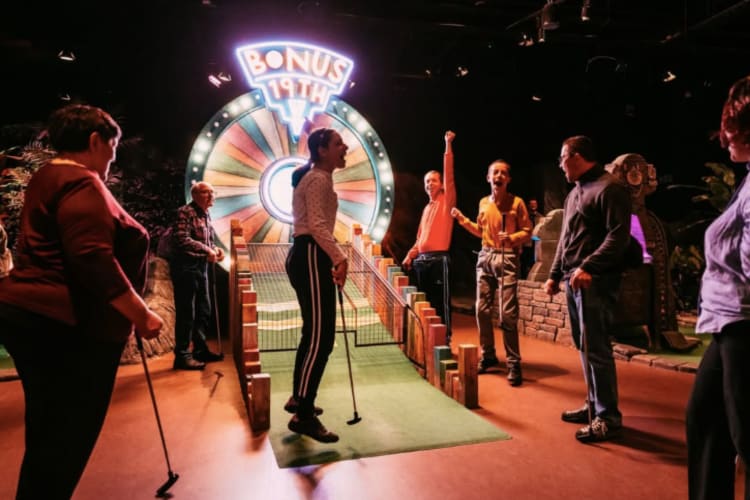 treetop golf is a brilliant, fun team building activity in birmingham uk