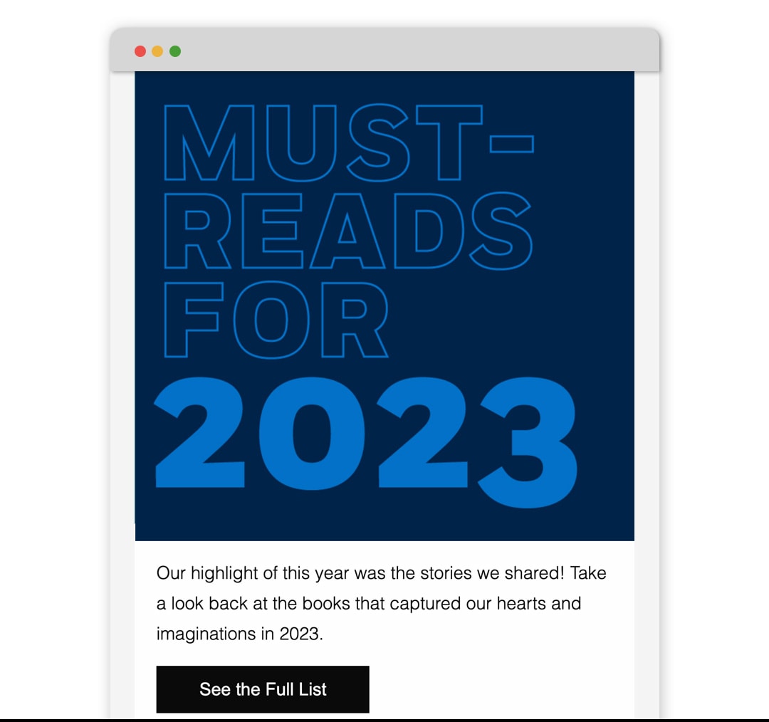 Must-Reads for 2023 Email Preview