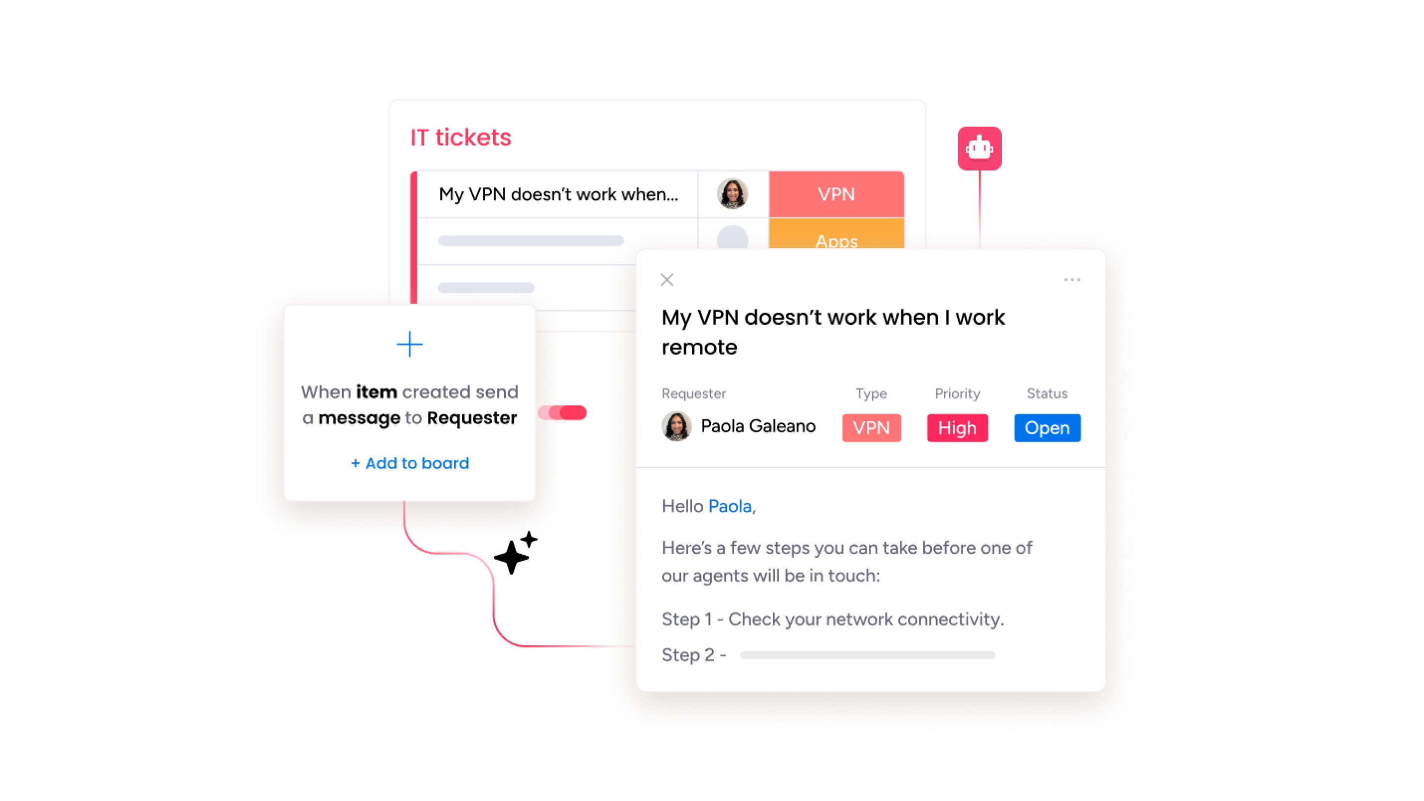 monday service Self-service customer experiences