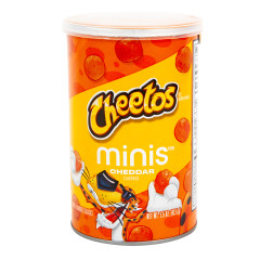 CHEETOS MINIS CHEDDAR PK 12 1.5 OZ CANISTER