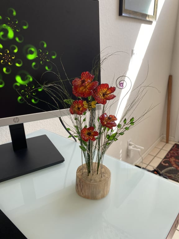 Birth Month Wildflower Bouquet from Uncommon Goods. Customer submitted image.