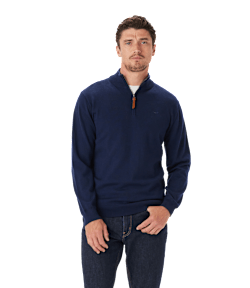 Ernest 1/4 zip merino knit
