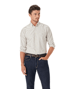 Regular oxford stripe shirt