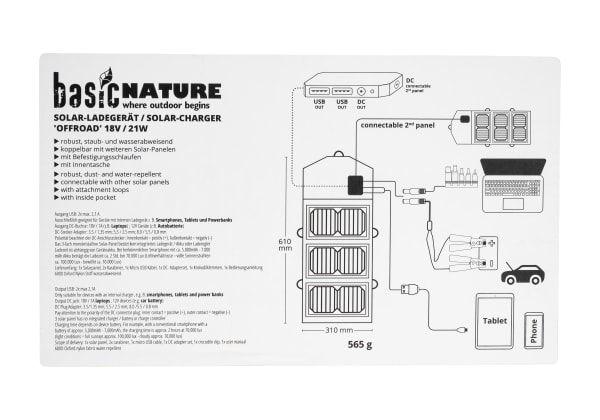 BasicNature Solar Charger Off Road