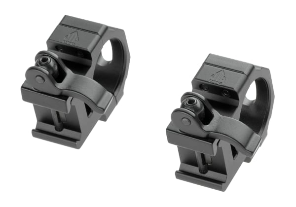 Leapers 30mm QD CNC Mount Rings Medium