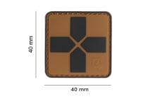 JTG Red Cross Rubber Patch 40mm